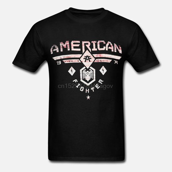 

american fighter t shirt 7 mens round neck short sleeves t-shirt cotton bottoming t shirt casual fashion clothing women(2