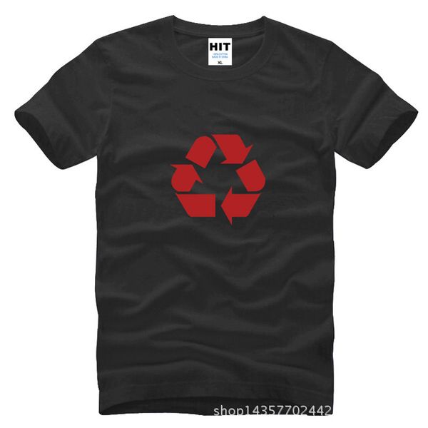 

the big bang theory classic recycling logo printed mens men t shirt tshirt 2015 new o neck cotton t-shirt tee camisetas hombre