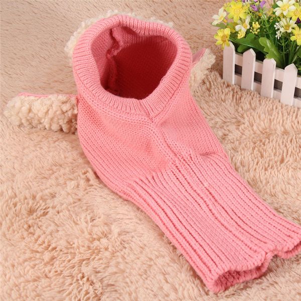 

детские rabbit ears малышей крышки зимы beanie теплый шарф с капюшоном earflap вязаную шапочку 7qzr, Blue;gray