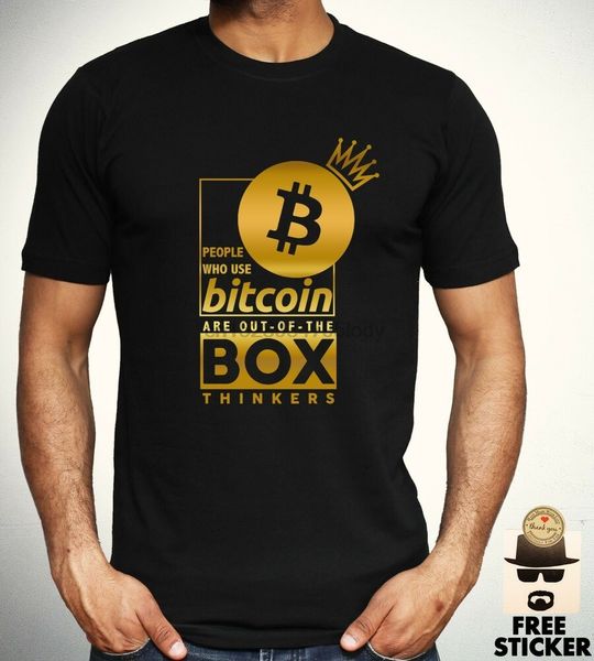 

bitcoin king t shirt crypto currency money tee new men investors top