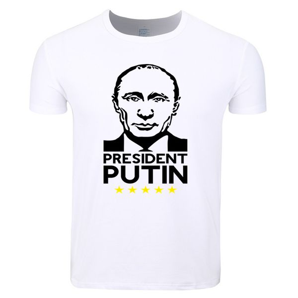 

men and women print vladimir putin russia president putin cccp t-shirt o-neck short sleeve summer tshirt boyfriend gift print
