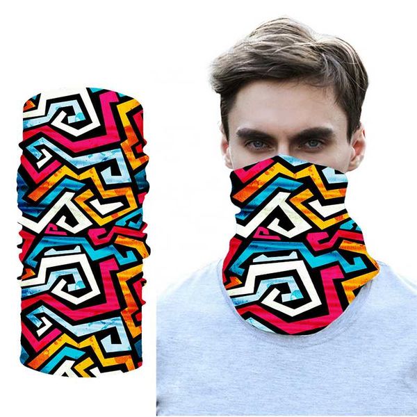 

outdoor cycling accessories elastic cotton head face neck gaiter tube bandana scarf dustproof breathable half face scarf, Black
