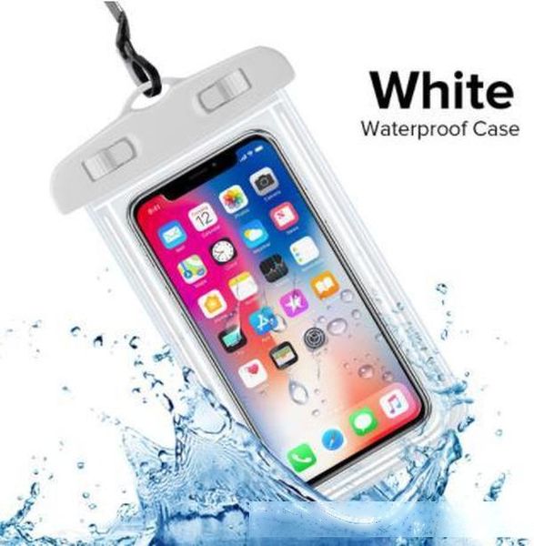 

mobile phone waterproof bag touch screen universal swimming diving waterproof mobile phone case hanging neck dustproof underwater pgraph