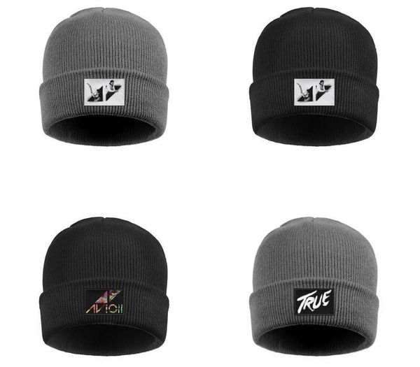 

fashion remixes avicii slouchy beanie hats crochet true logo colorful wake me up keep calm, Blue;gray