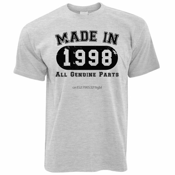

21st birthday t shirt made in 1998 all joke twenty first