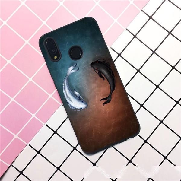 

shockproof phone cases for huawei p smart p20 plus p10 p8 p9 lite mini p9 lite smart p20 pro flowers stars case cover capa coque