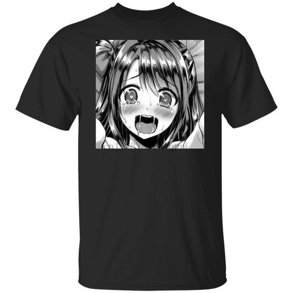 

lewd girl anime ecchi hentai otaku waifu japanese gift black t-shirt m-xxxl custom made tee shirt