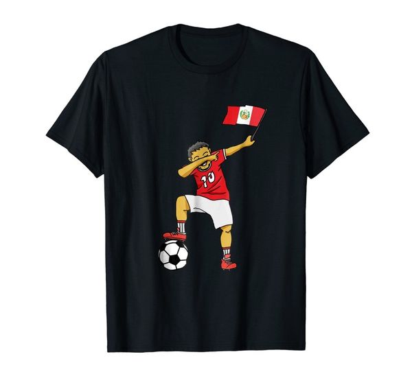 

2019 new arrive mens t-shirt casual man tees peru dabbing soccers shirt 2019, piruw team funny t shirt