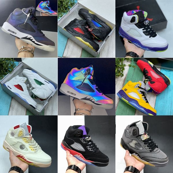 

2020 jumpman 5 what that 5s v alternate grape white off mens womens satin basketball shoes sail trainers sneakers