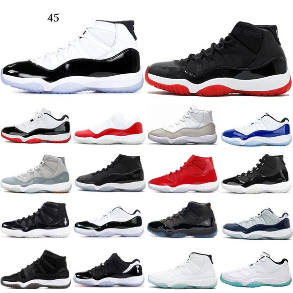 

mens concord 45 11 11s basketball shoes new bred space jam win like 96 legend blue infrared 23 mens trainers sneakers 5.5-13