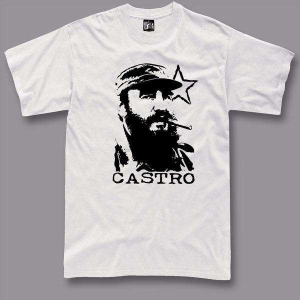 

castro t-shirt comandante fidel castro tshirt cuba kuba revolution cool casual pride t shirt men new fashion tshirt(1