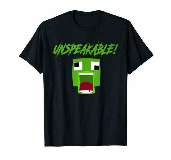 

unspeakable gaming unisex black t-shirt s-5xl streetwear tee tshirt