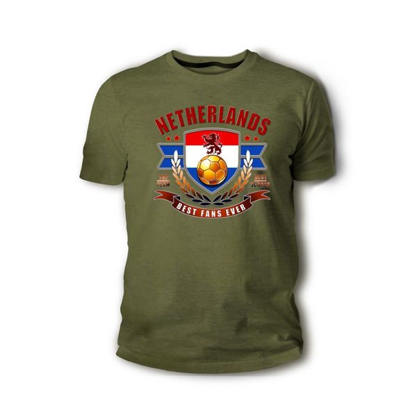 

new summer fashion t-shirt netherlands fubball herren flagge men's footballer legend soccers cotton tee shirt