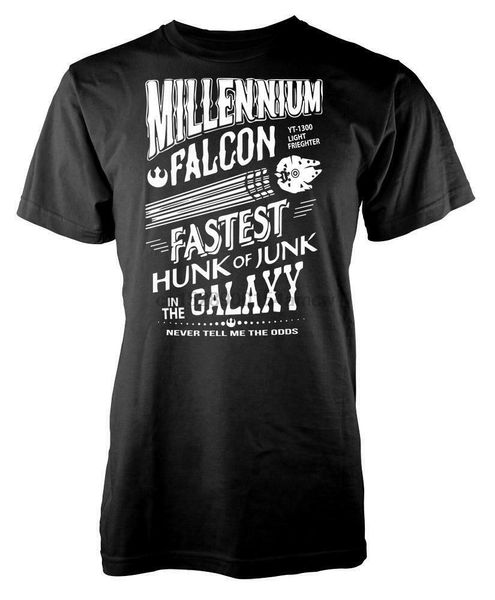 

falcon the fastest hunk of junk in the t shirt