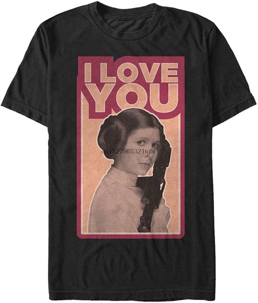 

men princess leia quote i love you t shirt men women tee shirt funny