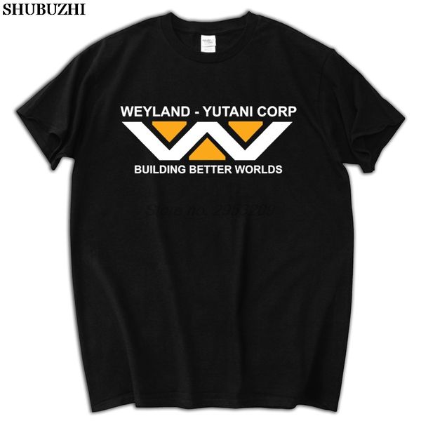 

вейланд ютани corp logo mens t-shirt смешные хлопка взрослых top tee размеры s-3xl