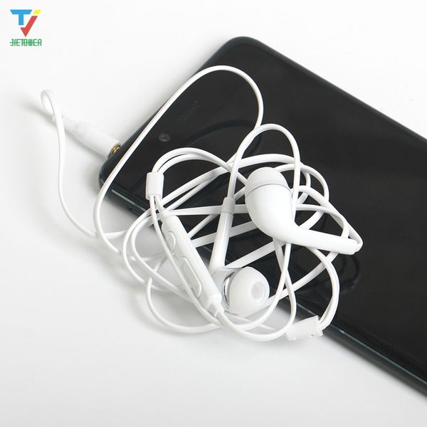 YSS TPE Headphones macarrão plana A ++ alta qualidade J5 fone de ouvido estéreo 3,5 milímetros de ouvido com Mic Controle Remoto para Samsung S4 S5 S6 S7 S8 S9 Nota