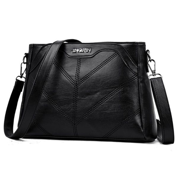 

fashion women pure color leather crossbody bags messenger shoulder crossbody bag money phone travel bolso bandolera