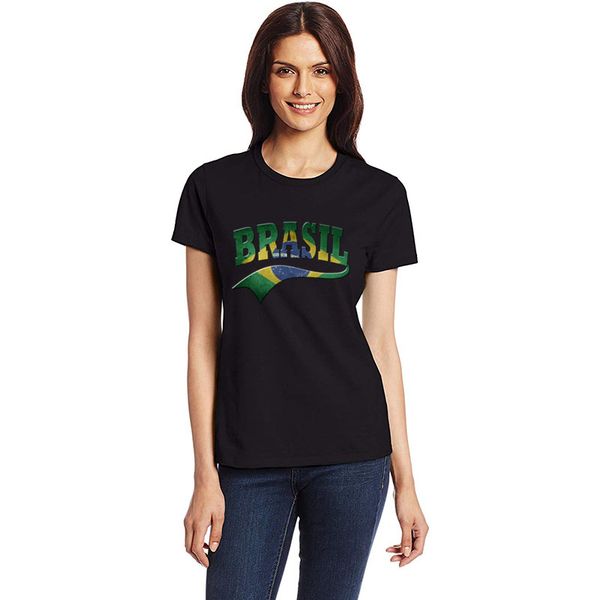 

brazil t shirt 2020 anti-wrinkle men's t-shirt short-sleeve tshirt gents hip hop