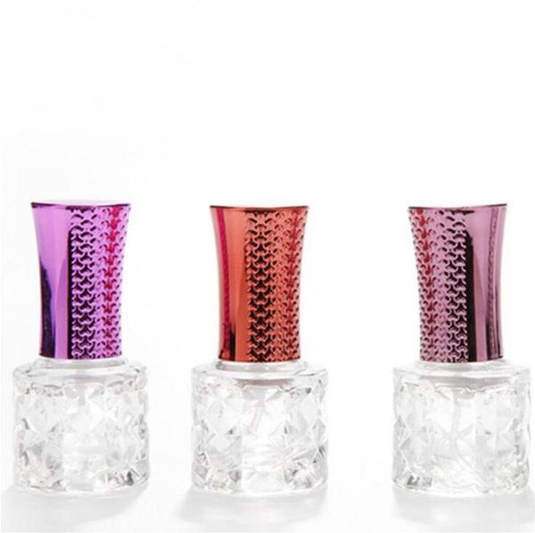 

storage bottles & jars refillable spray bottle empty cosmetic containers high-grade fashion 10ml water cube glass clear 25pcs/lot random col