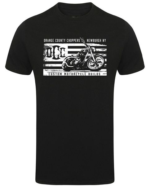 

orange county choppers occ hombre american art camiseta negro estilo motero large size tee shirt