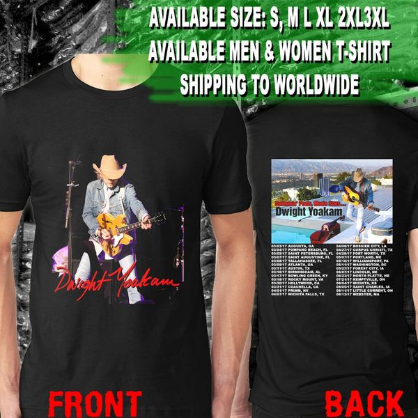 

rare dwight yoakam swimmingpool-movie-stars-tour-dates new t-shirts s-5xl