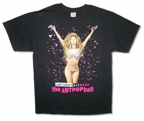 

lady gaga admat artpop artrave tour adult black t shirt new official