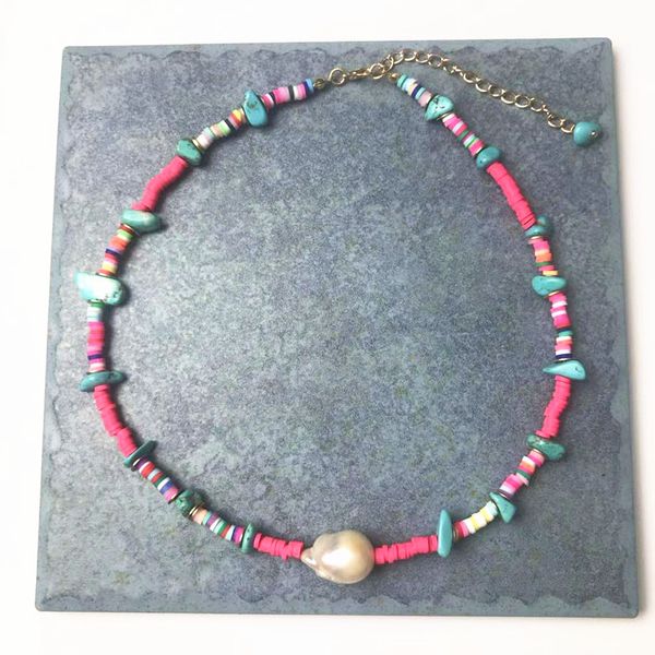 

chokers bohemian colier femme pearl pendant necklace choker acero inoxidable joyeria mujer bizuteria moda women accessorie, Golden;silver