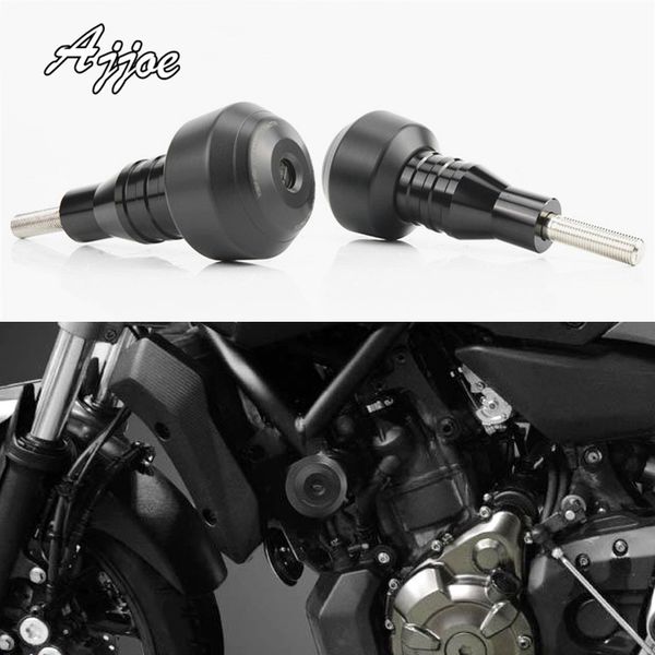 

motorcycle cnc aluminum frame slider fairing guard anti crash caps engine protection for mt07 mt-07 mt 07 2013-2020 easy