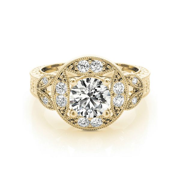 

cluster rings 14k yellow gold round for women 1 ct cut simulated diamond engagement qyi jewelry, Golden;silver