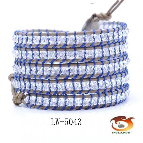 

bohemia ethnic style women's charm bracelet handmade beaded 5 layer parcel natural crystal bracelets for women gift, Golden;silver