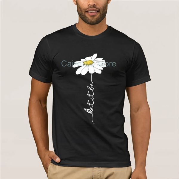 

модный креатив графической футболка top прохладный let it be hippie цветок подарок для женщин printed шеи экипажа с коротким рукавом случайн