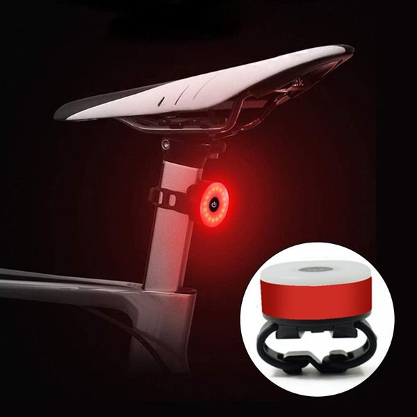 

mini bicycle tail light bike rear light taillight waterproof usb rechargeable safety warning lights cycling accessory