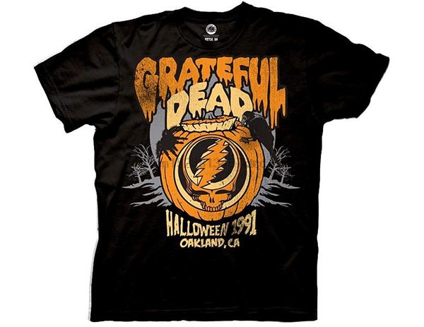 

grateful dead halloween pumpkin t-shirt