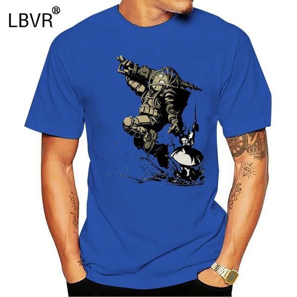 

bioshock video games men's short sleeve t-shirt pure cotton round collar