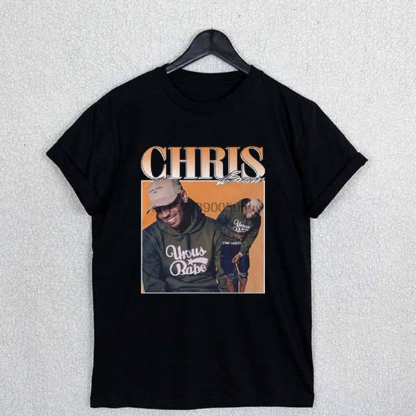 

горячая chris brown рубашка известный смешной подарок рубашки мужчины и женщины tee размер s 2xl pc06