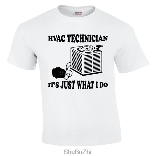 

new arrived fashion brand men t shirt hvac technician it's just what i do | hvac t-shirt cotton o-neck tshirt casual tee shrit