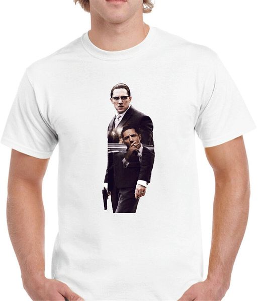 

men's tom hardy,ronnie&reggie,the krays,gangster,movie,film star t-shirt p182 tee shirt new funny