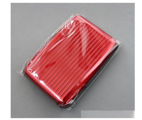

aluminum alloy credit card bag business cards box aluminum color card box antimagnetic bank card box zero wallet a2065