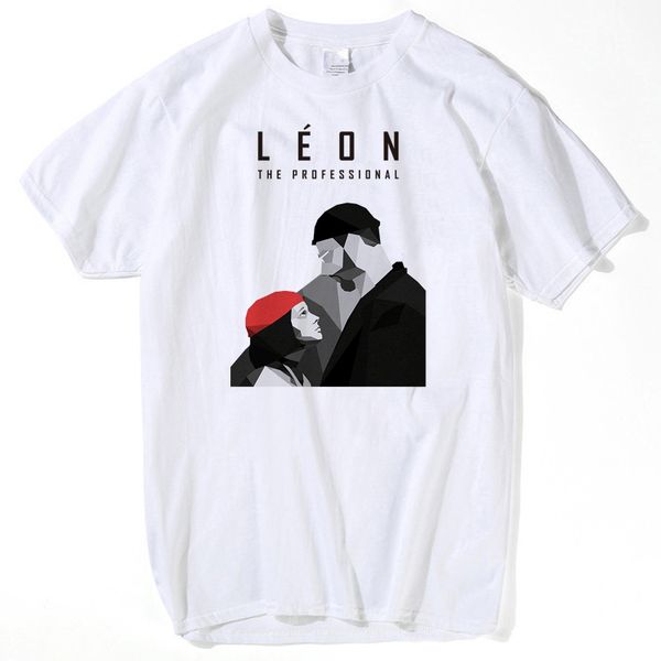 

the professional leon matilda tv t shirt men fashion cartoon funny t-shirt men fashion white short sleeve tee shirt homme