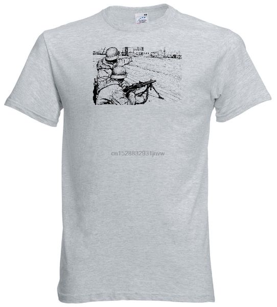 

2019 german mg42 machinegun team in winter camo t-shirt wwii ww2 waffen k98 asl