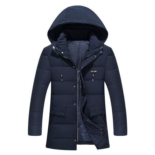 

men's down & parkas 2021 arrival mens jackets men jacket and coats thick parka outwear male clothing coat size 8xl, Black