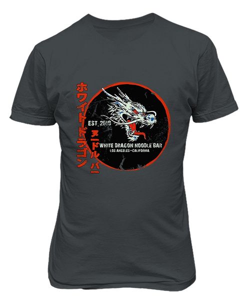 

мужчины 2018 летняя мода лучшие продажи rivebella новый графический shirt white dragon новизна tee лезвия смешной топы тис