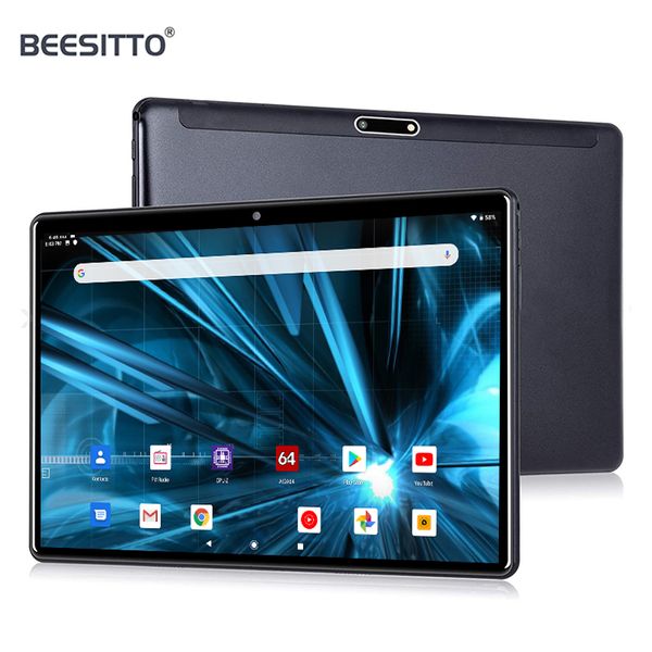 

beesitto brand new tablet 10-дюймовый android 9,0 pie gms certified фаблет wifi 32gb rom закаленное стекло 2.5d ips tablet pc