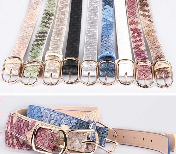

2020 creative fashion pu leather belts for women fashion chic painted belts office ladies waistbands wide adjustable female, Black;brown