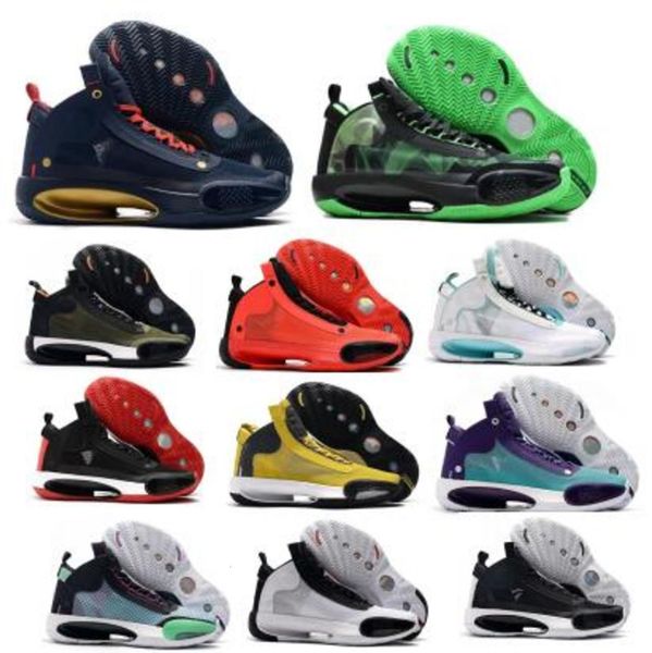 

man jumpman 34 34s xxxiv mens basketball shoes infrared 23 eclipse blue void guo ailun amber rise black cat 2020 trainers sneakers shoes