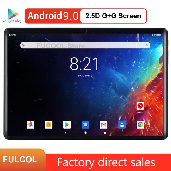 

2020 tablet 10 inch android 9.0 tablets pc 32gb ips tablet lapbluetooth wifi tab quad core dual sim card 10.1