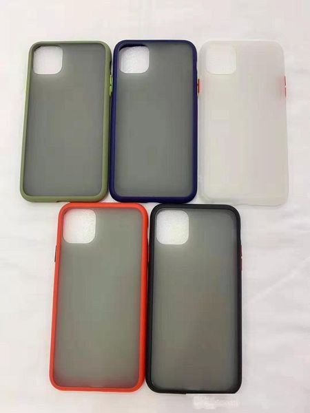 

for iphone 11 pro 11 11 pro max 8 8 plus fashion matte texture and skin-friendly hand feeling cover case oppbag