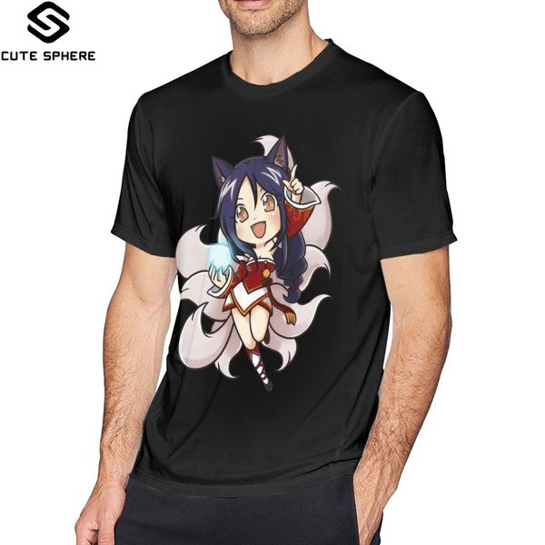 

ahri t shirt ahri t-shirt oversized streetwear tee shirt 100 cotton short sleeve fun print male tshirt