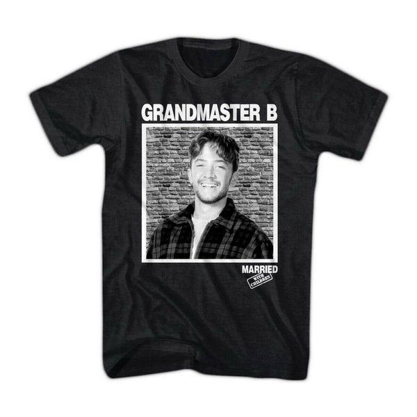 

married with children grandmaster b t-shirt cha mens retro tv show al bundy tee tee shirt m xl 2xl 3xl